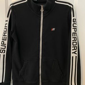 SuperDry Modern Coral Label Funnel Track Top